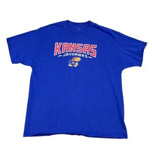 Kansas‎ Jayhawks Big Jay Blue T-Shirt Sz XXL